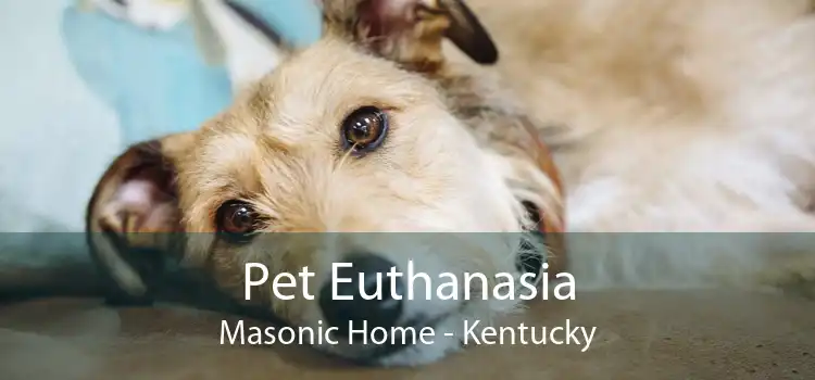 Pet Euthanasia Masonic Home - Kentucky