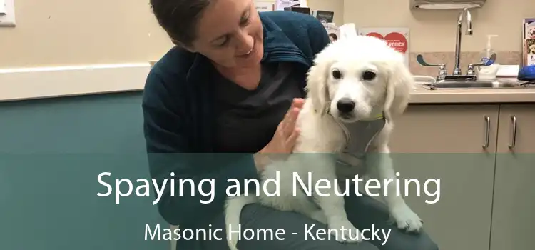 Spaying and Neutering Masonic Home - Kentucky